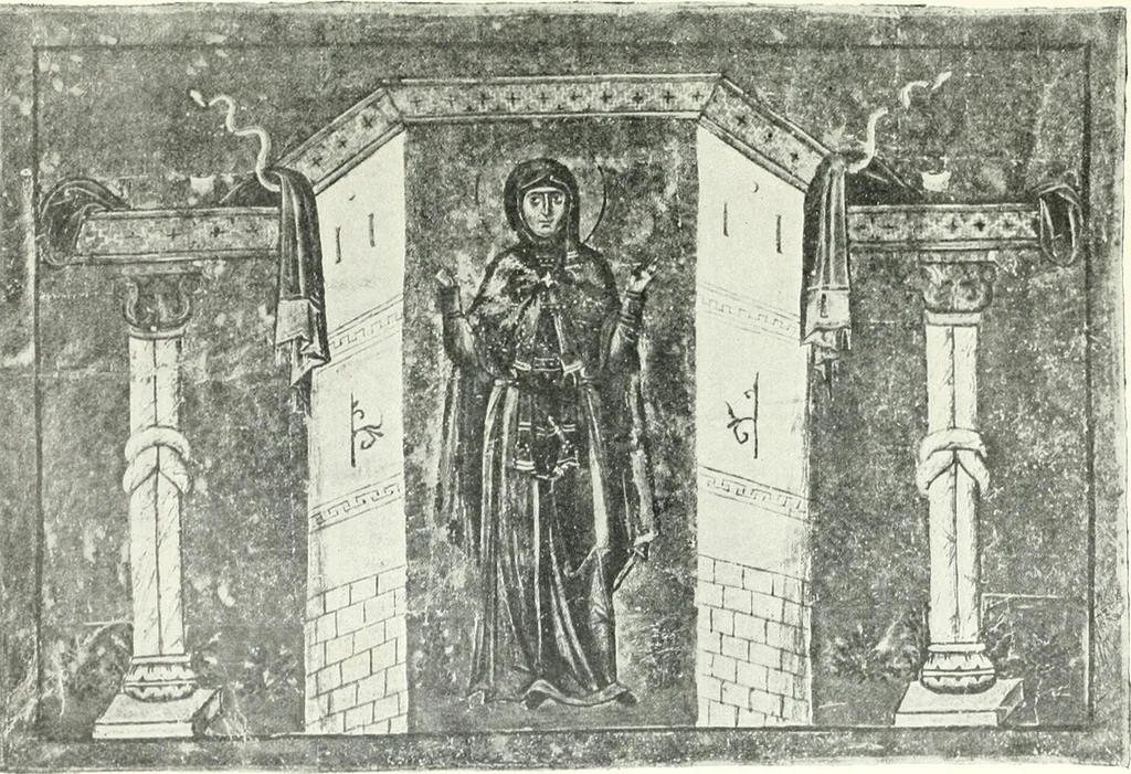 An illustration from Ikonografia Bogomateri, 1914, leaf 113