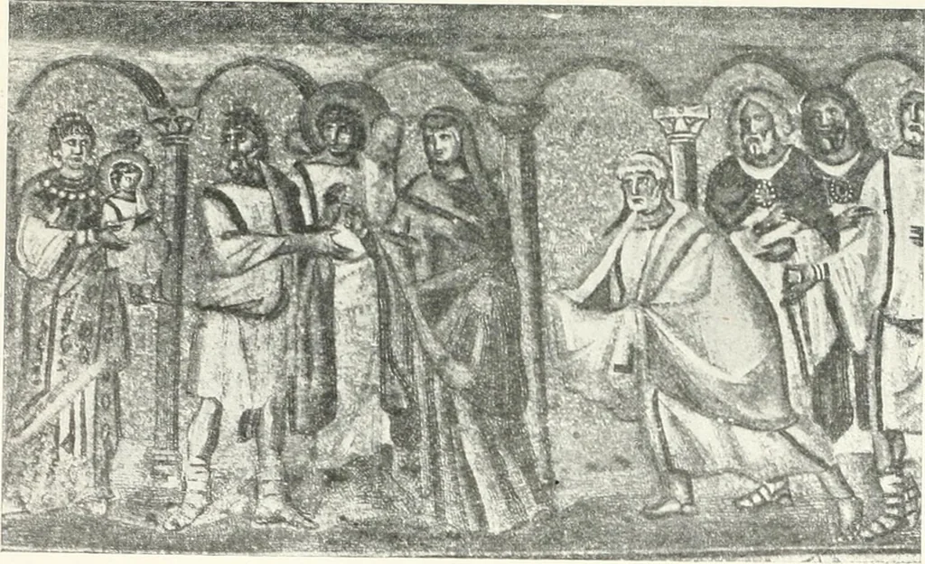 An illustration from Ikonografia Bogomateri, 1914, leaf 124
