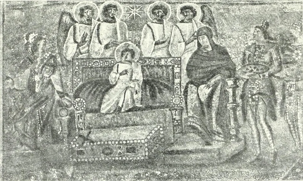 An illustration from Ikonografia Bogomateri, 1914, leaf 125