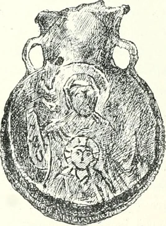 An illustration from Ikonografia Bogomateri, 1914, leaf 181
