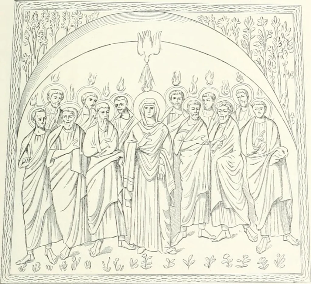 An illustration from Ikonografia Bogomateri, 1914, leaf 200