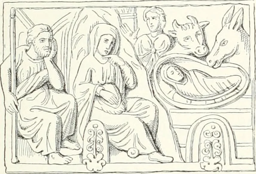 An illustration from Ikonografia Bogomateri, 1914, leaf 208