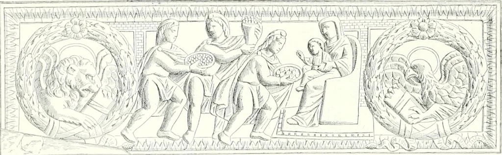An illustration from Ikonografia Bogomateri, 1914, leaf 209
