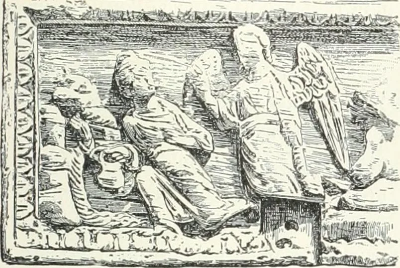 An illustration from Ikonografia Bogomateri, 1914, leaf 210