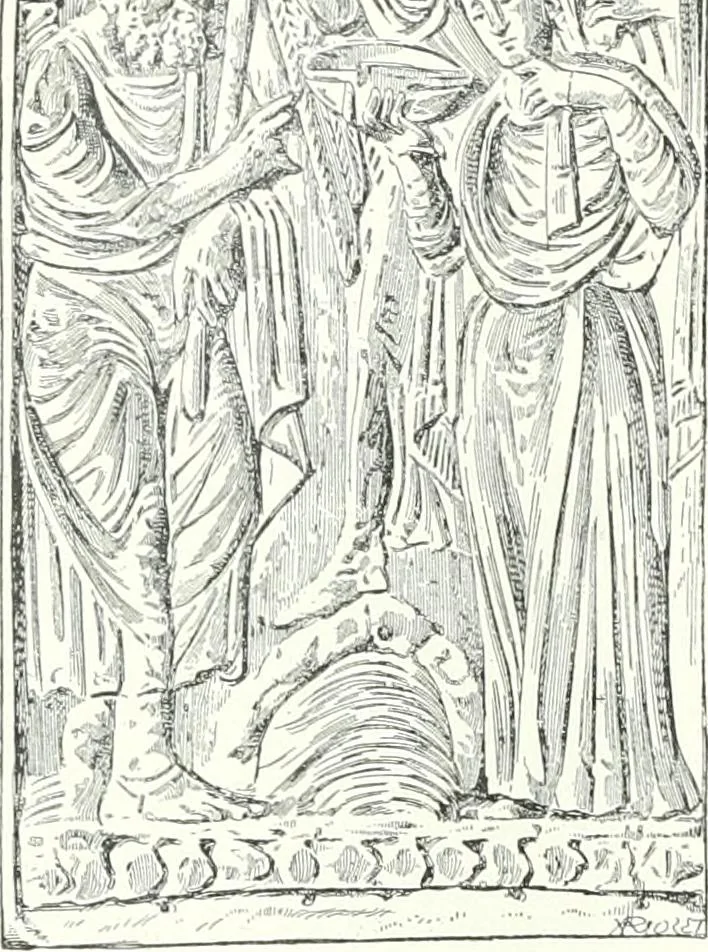 An illustration from Ikonografia Bogomateri, 1914, leaf 211