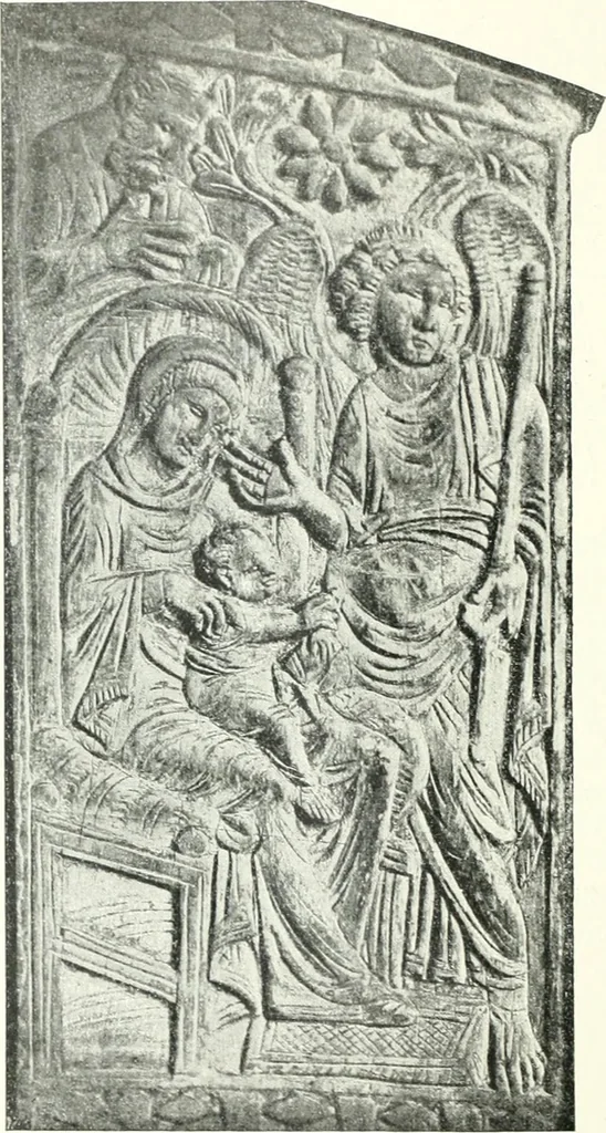 An illustration from Ikonografia Bogomateri, 1914, leaf 213