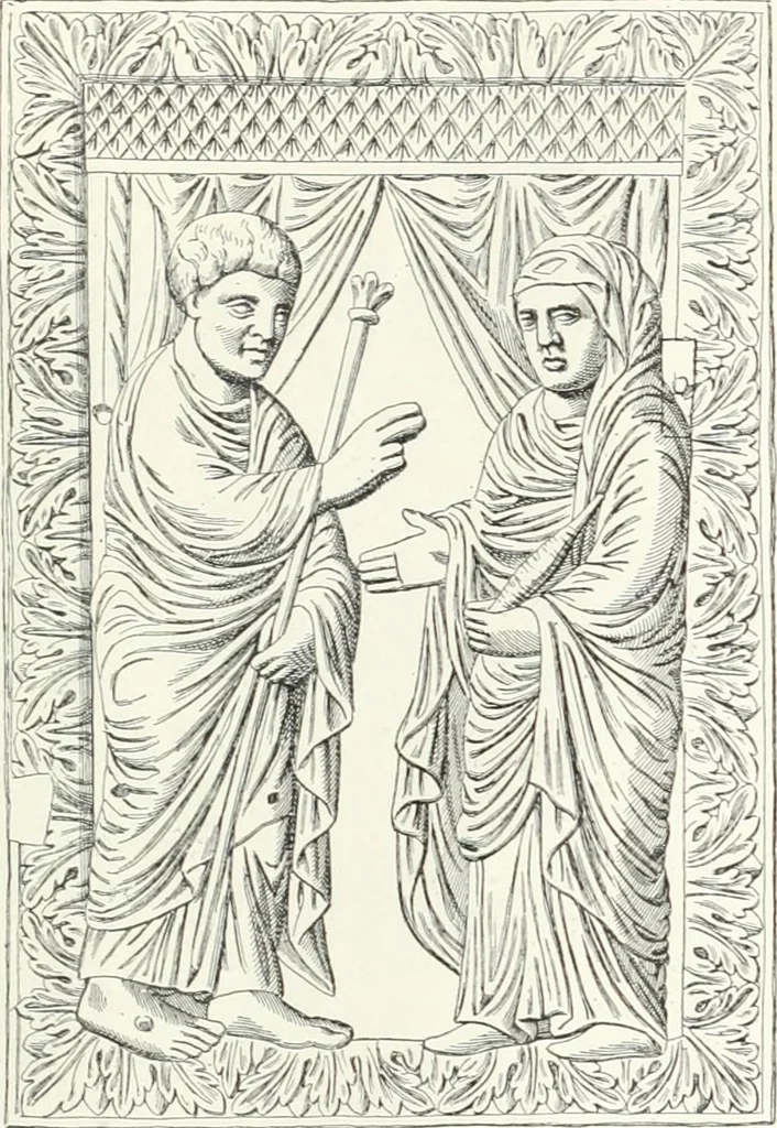 An illustration from Ikonografia Bogomateri, 1914, leaf 214