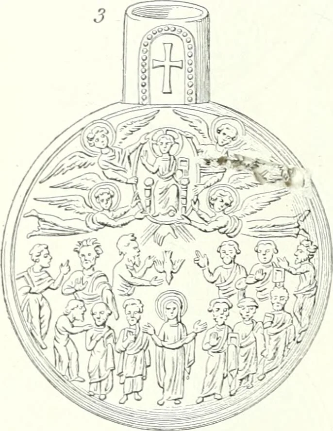An illustration from Ikonografia Bogomateri, 1914, leaf 221