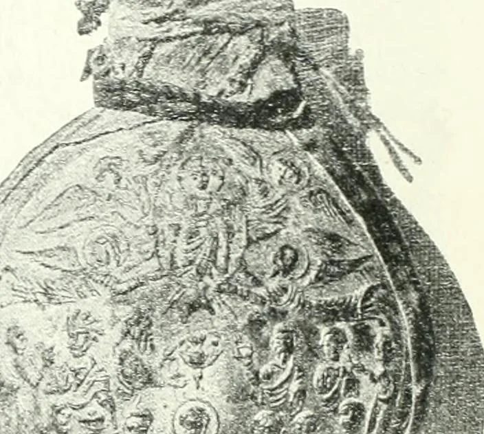 An illustration from Ikonografia Bogomateri, 1914, leaf 221