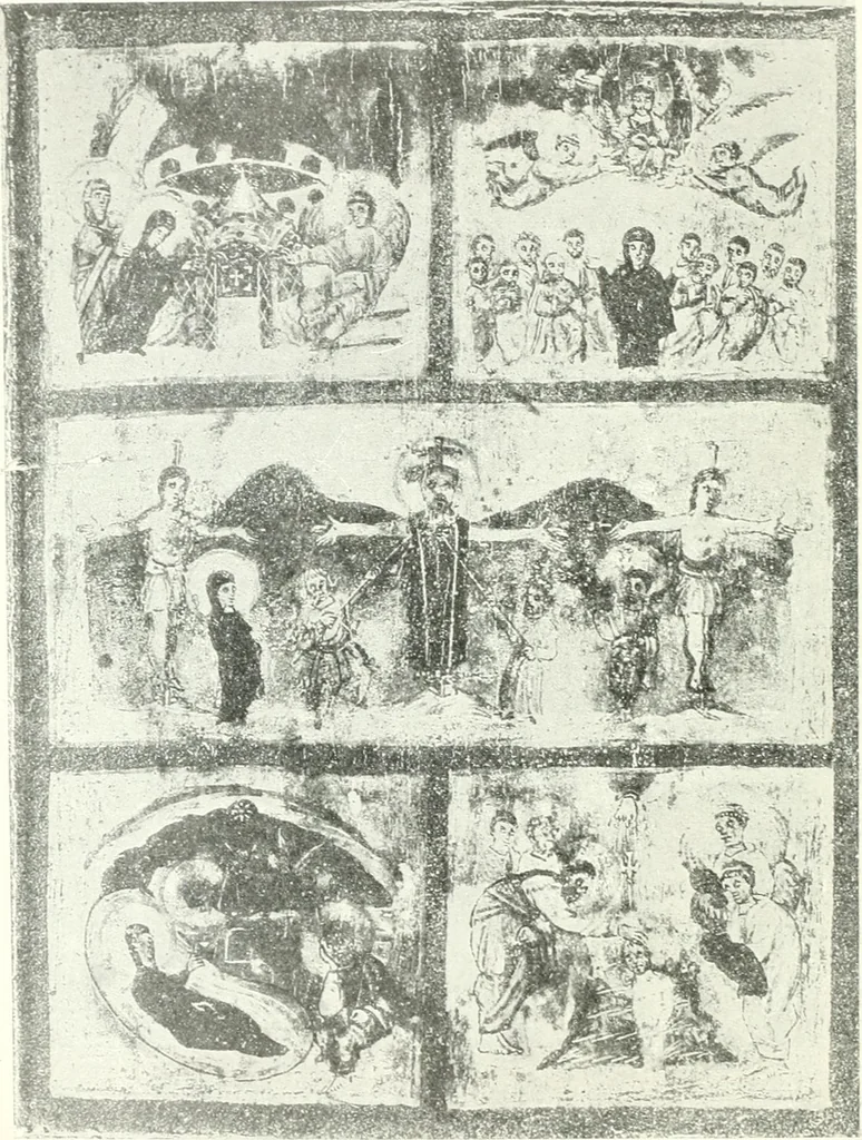 An illustration from Ikonografia Bogomateri, 1914, leaf 223