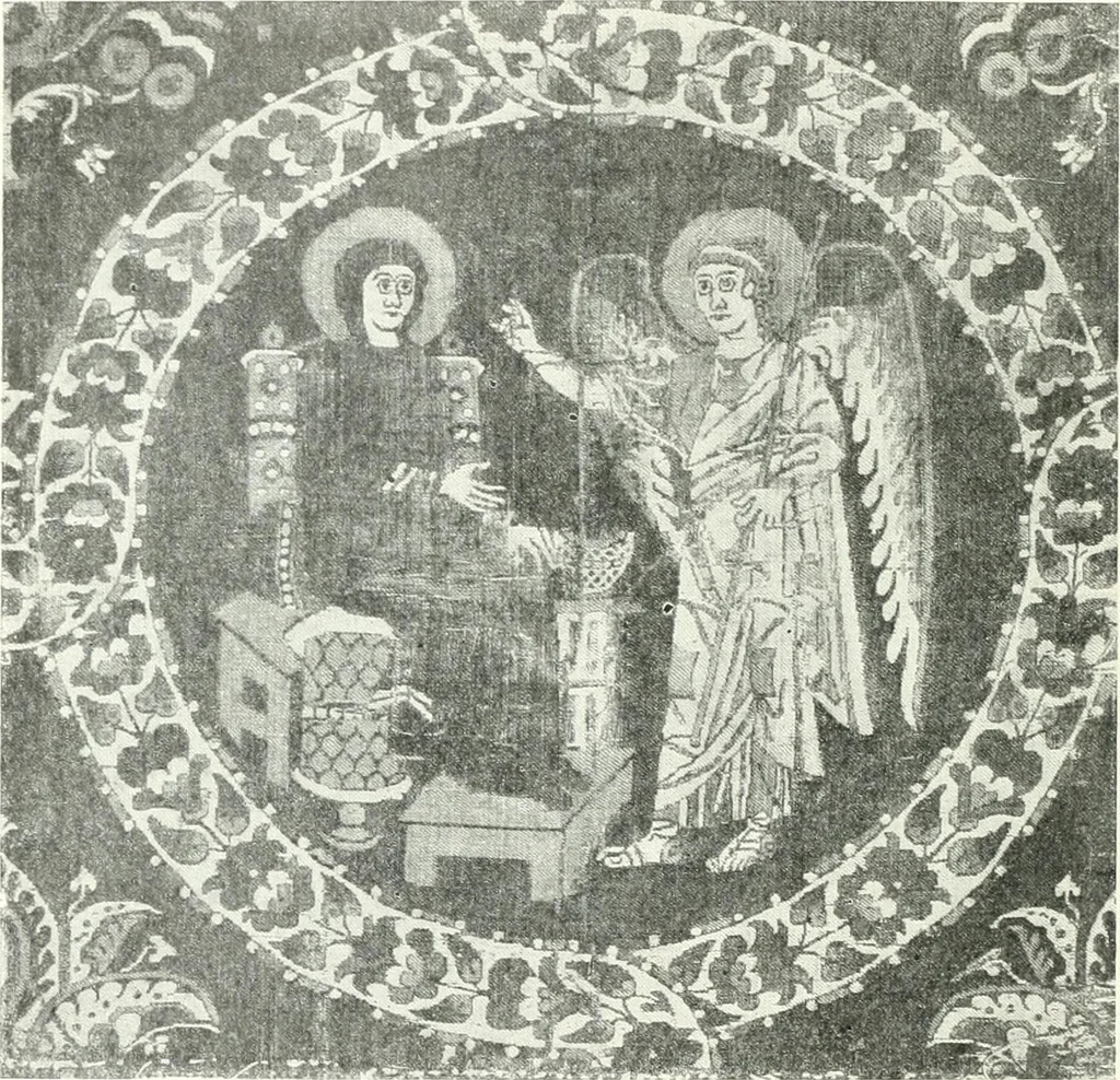 An illustration from Ikonografia Bogomateri, 1914, leaf 227