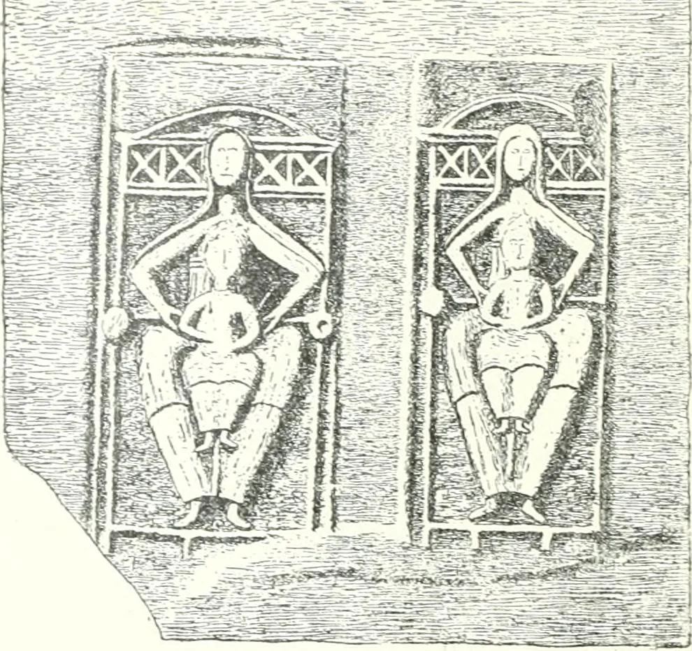 An illustration from Ikonografia Bogomateri, 1914, leaf 235