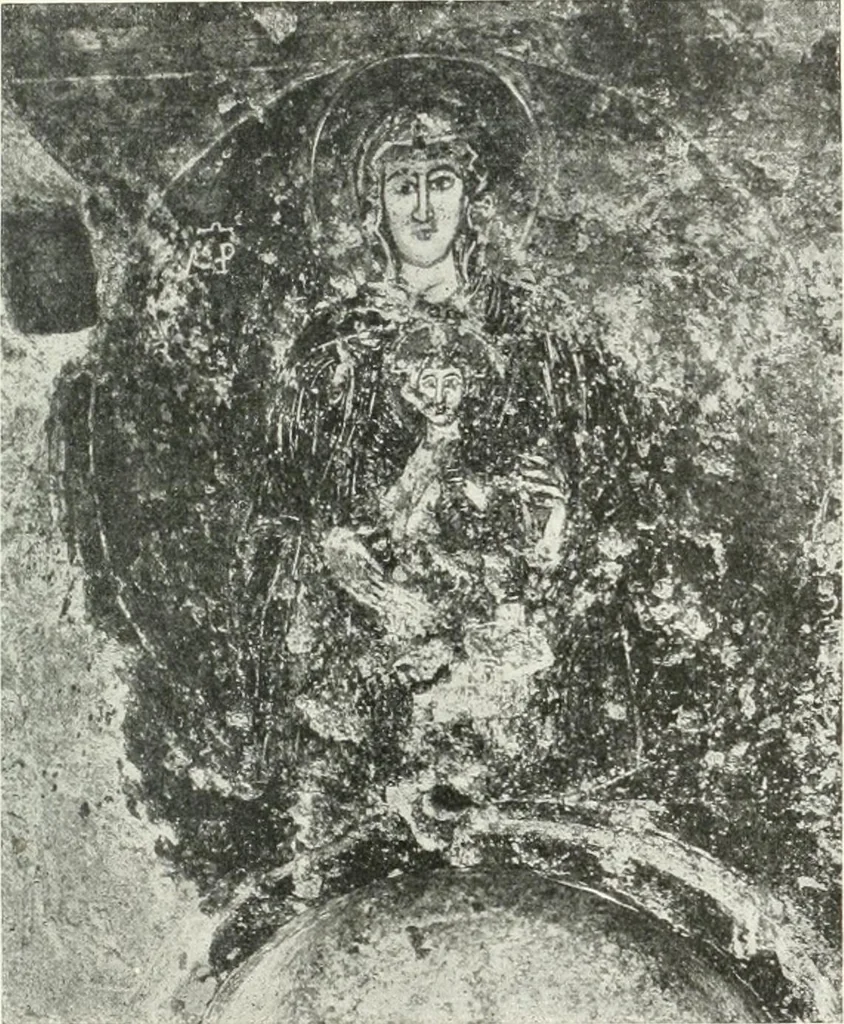 An illustration from Ikonografia Bogomateri, 1914, leaf 258