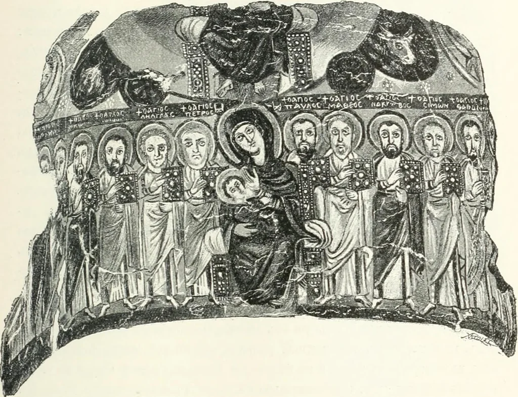 An illustration from Ikonografia Bogomateri, 1914, leaf 272