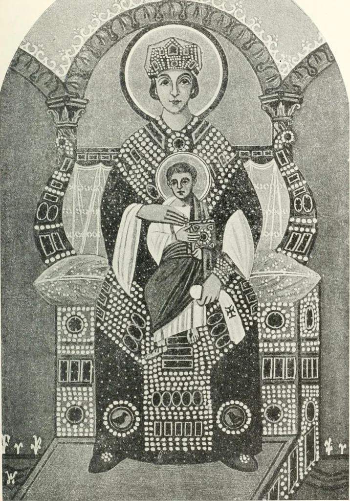 An illustration from Ikonografia Bogomateri, 1914, leaf 296