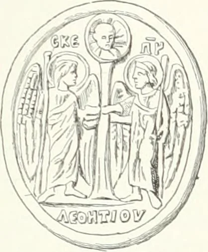 An illustration from Ikonografia Bogomateri, 1914, leaf 308