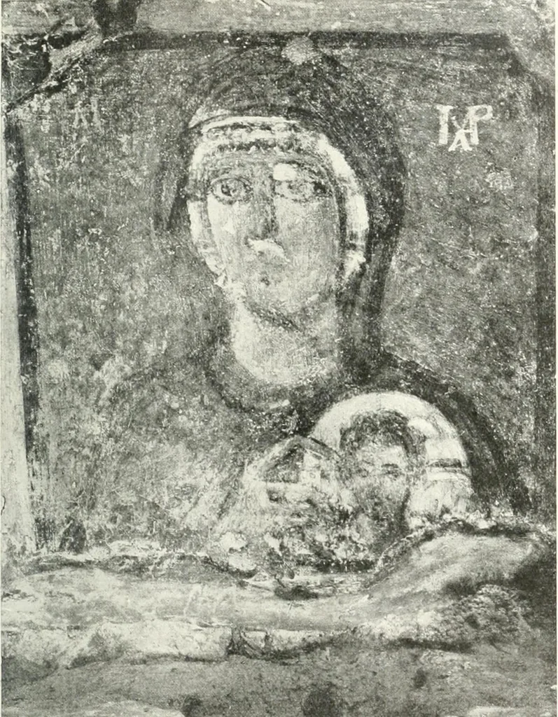 An illustration from Ikonografia Bogomateri, 1914, leaf 332