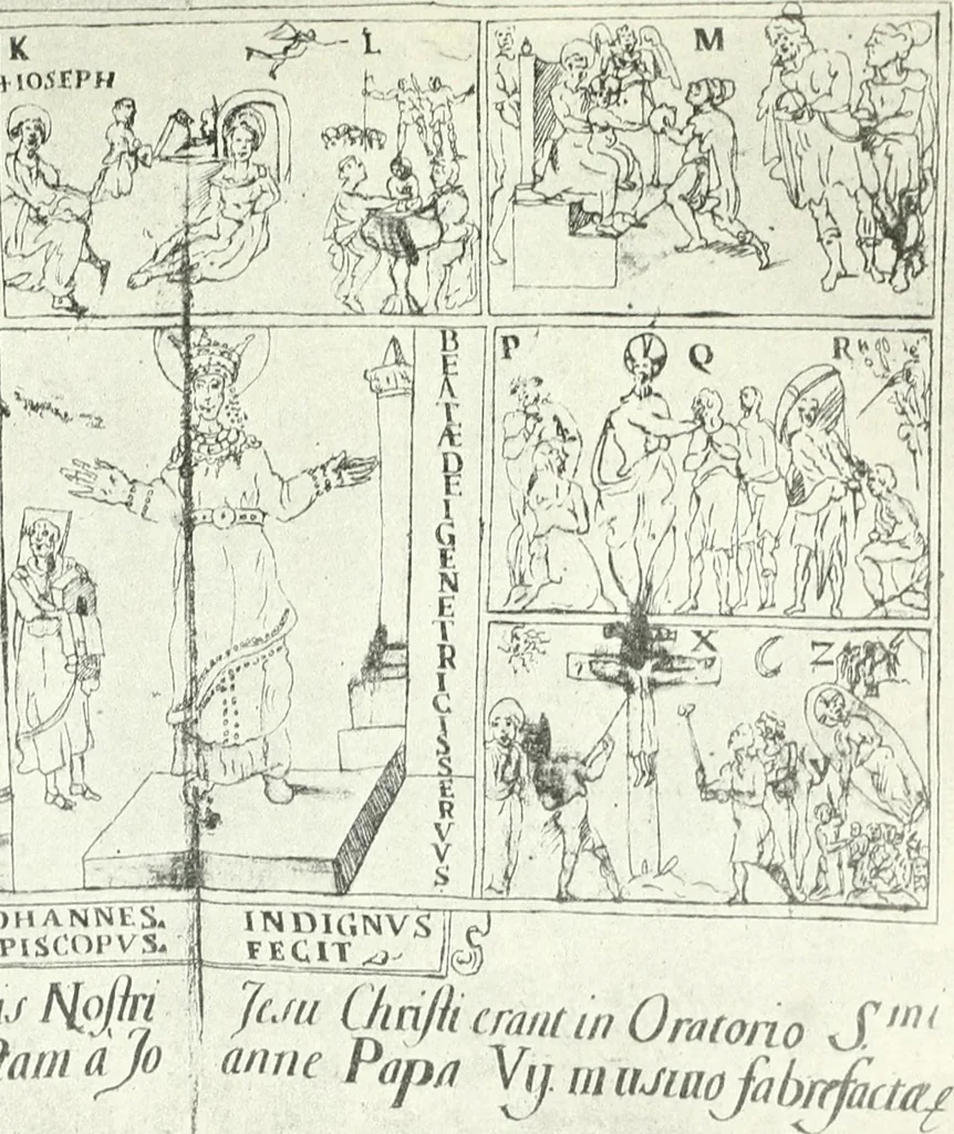 An illustration from Ikonografia Bogomateri, 1914, leaf 341