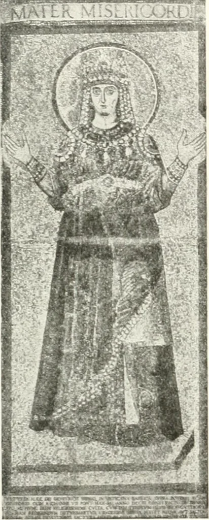 An illustration from Ikonografia Bogomateri, 1914, leaf 342
