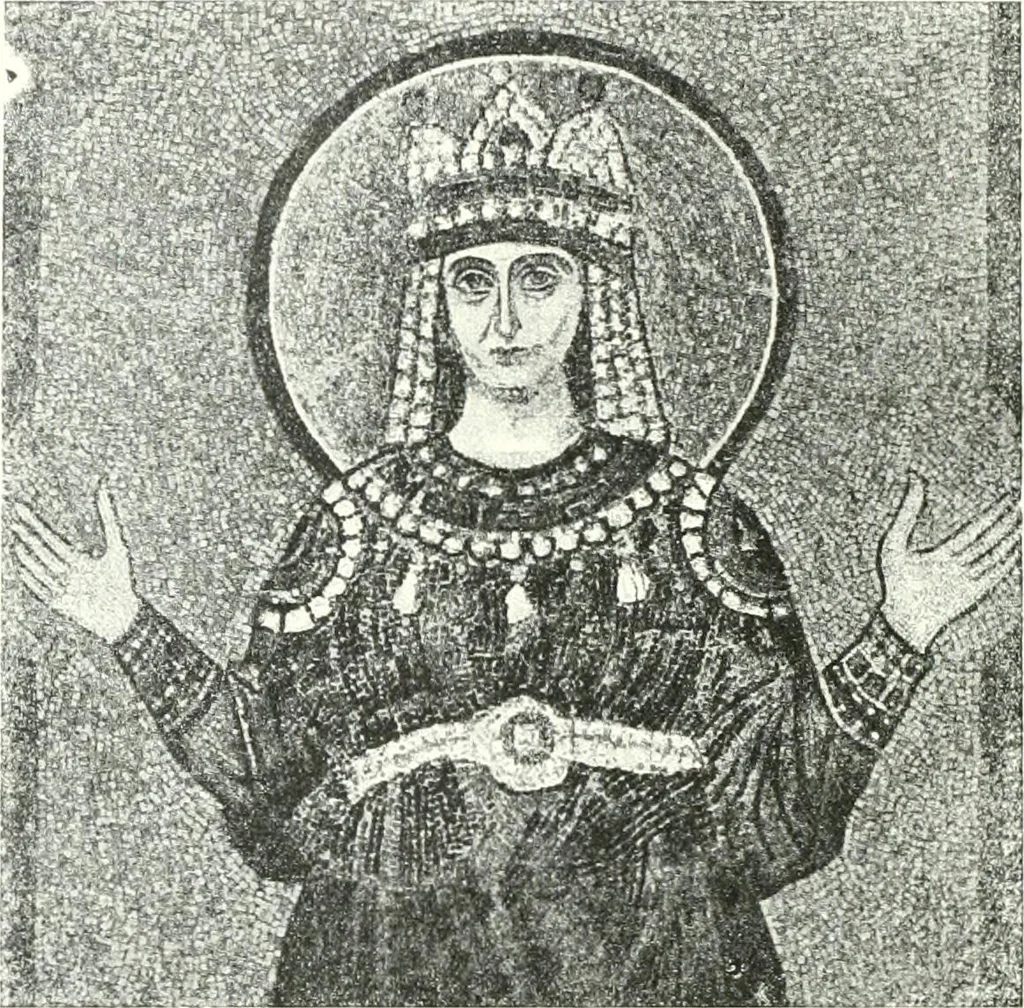 An illustration from Ikonografia Bogomateri, 1914, leaf 343