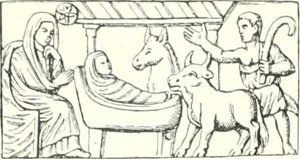 An illustration from Ikonografia Bogomateri, 1914, leaf 35