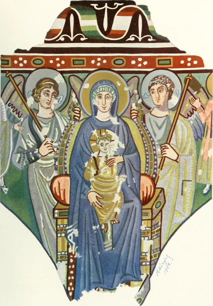 An illustration from Ikonografia Bogomateri, 1914, leaf 382