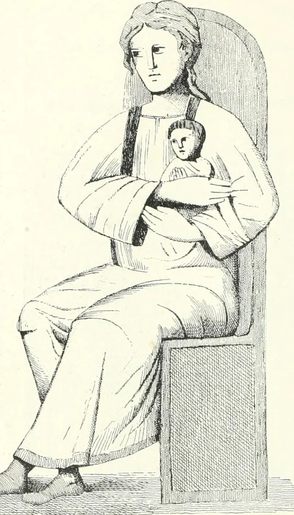 An illustration from Ikonografia Bogomateri, 1914, leaf 39