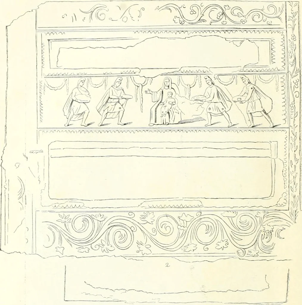 An illustration from Ikonografia Bogomateri, 1914, leaf 41