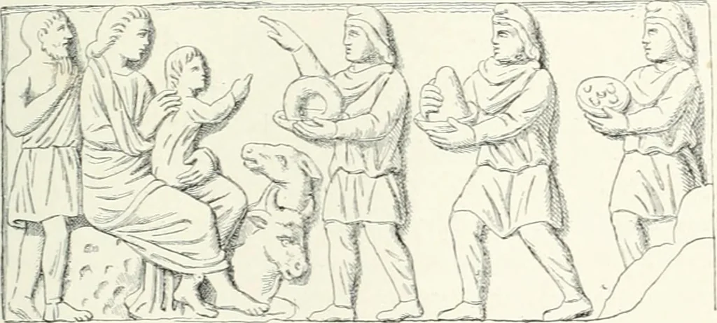 An illustration from Ikonografia Bogomateri, 1914, leaf 48