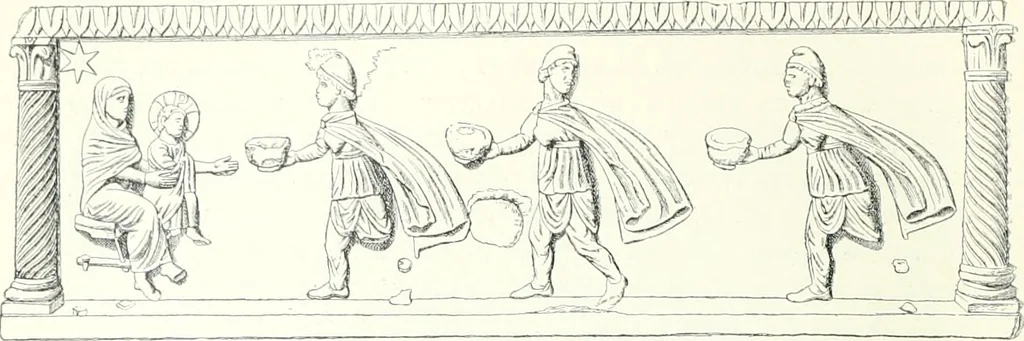 An illustration from Ikonografia Bogomateri, 1914, leaf 49