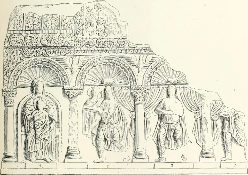 An illustration from Ikonografia Bogomateri, 1914, leaf 56