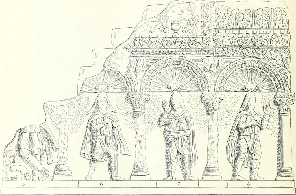 An illustration from Ikonografia Bogomateri, 1914, leaf 57