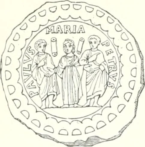 An illustration from Ikonografia Bogomateri, 1914, leaf 87