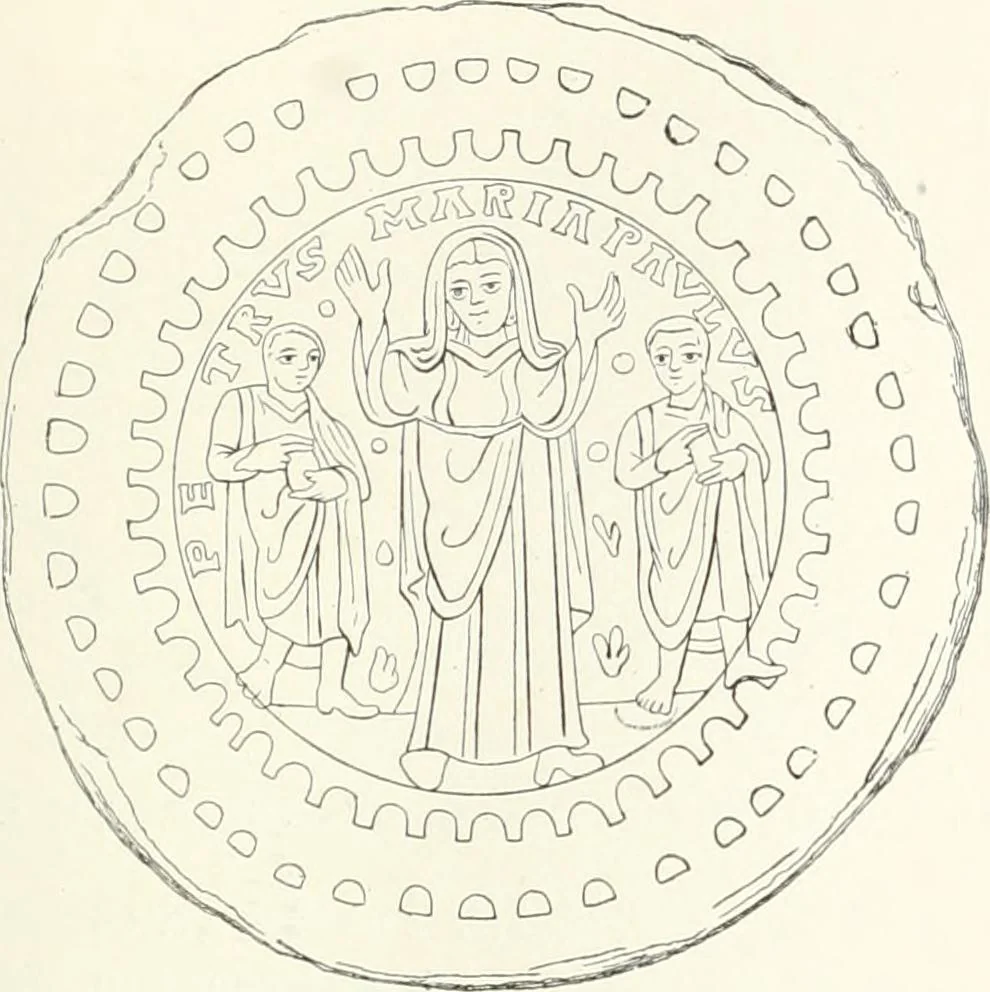 An illustration from Ikonografia Bogomateri, 1914, leaf 88