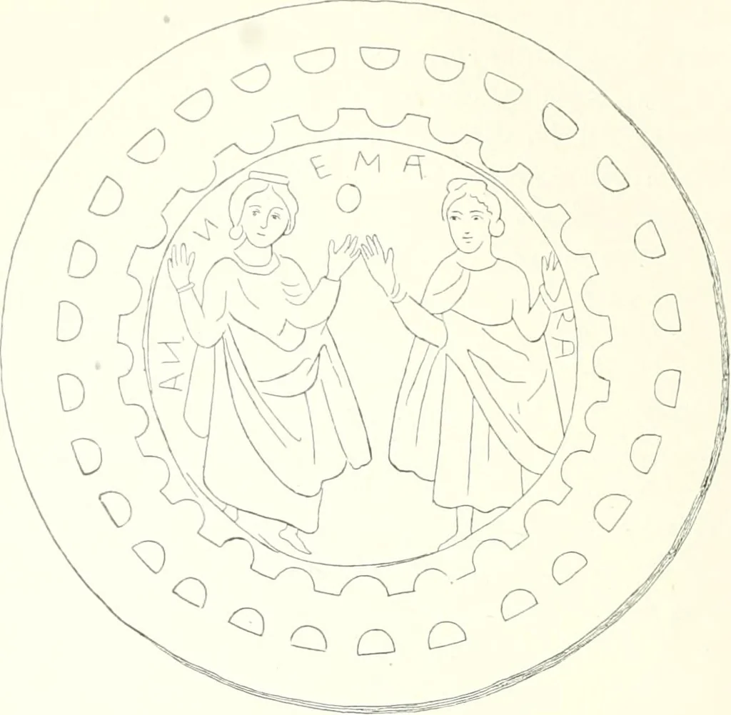 An illustration from Ikonografia Bogomateri, 1914, leaf 89