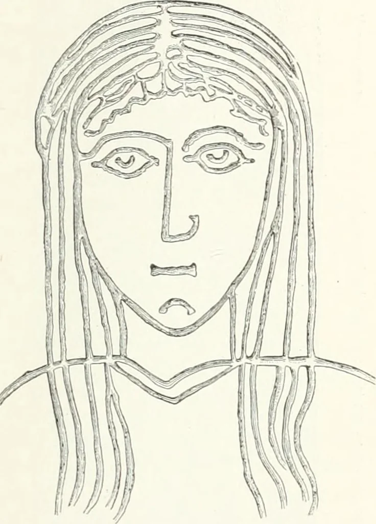 An illustration from Ikonografia Bogomateri, 1914, leaf 92