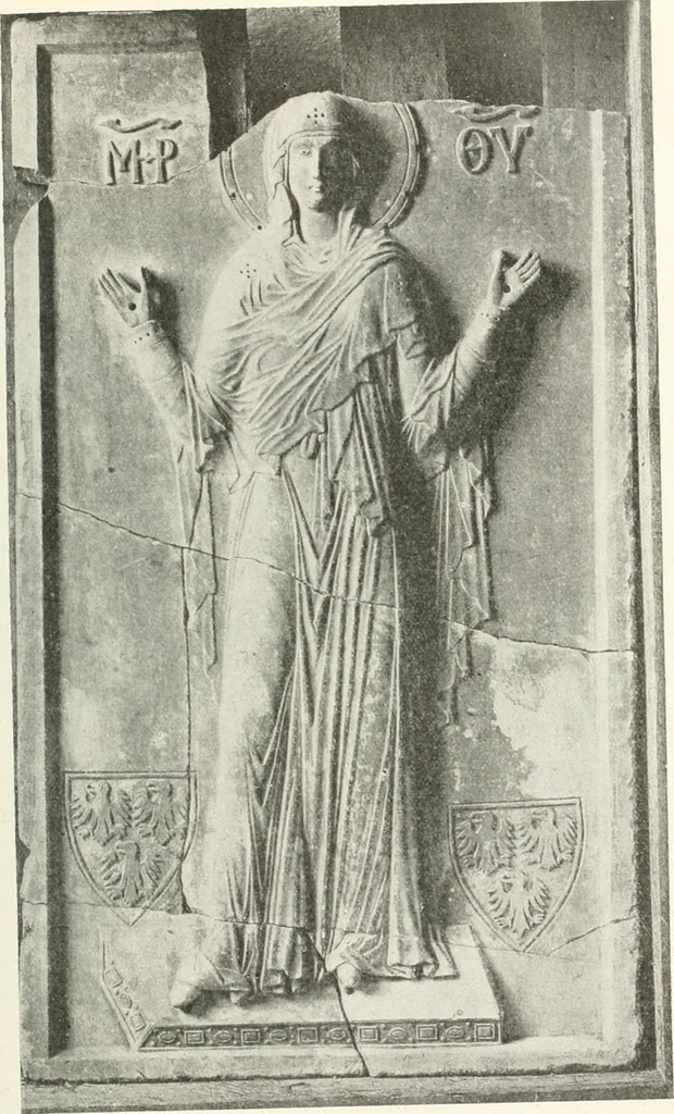 An illustration from Ikonografia Bogomateri, 1914, leaf 100