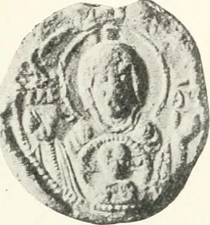 An illustration from Ikonografia Bogomateri, 1914, leaf 116