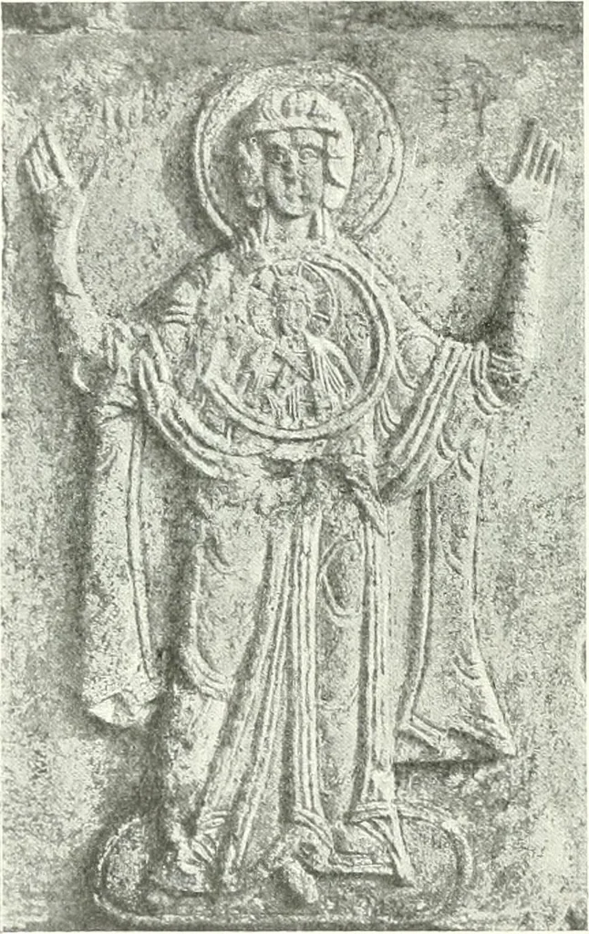 An illustration from Ikonografia Bogomateri, 1914, leaf 129
