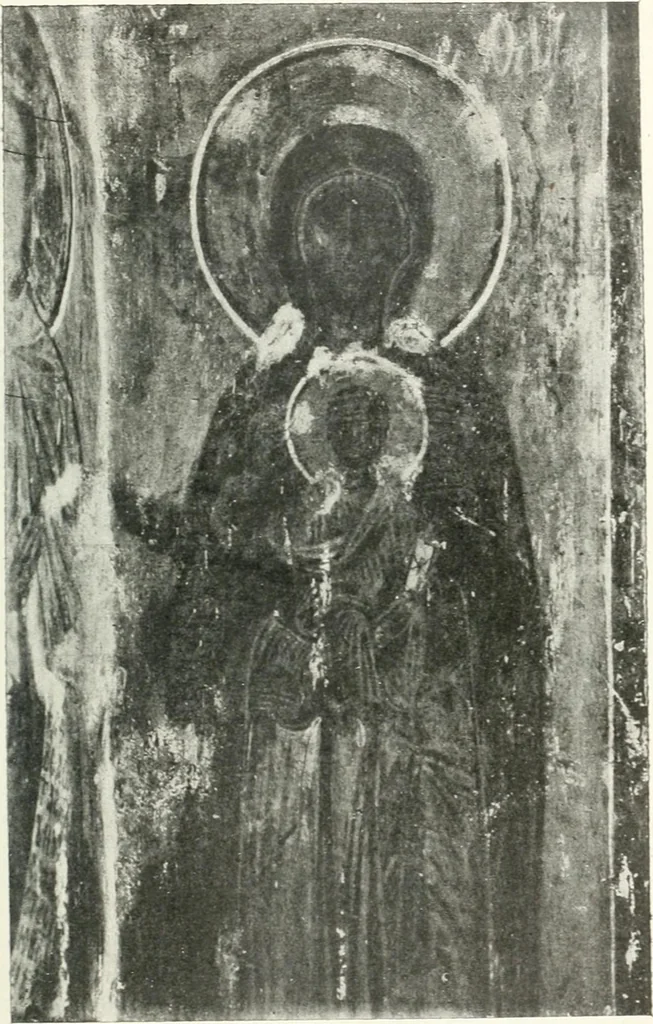 An illustration from Ikonografia Bogomateri, 1914, leaf 154