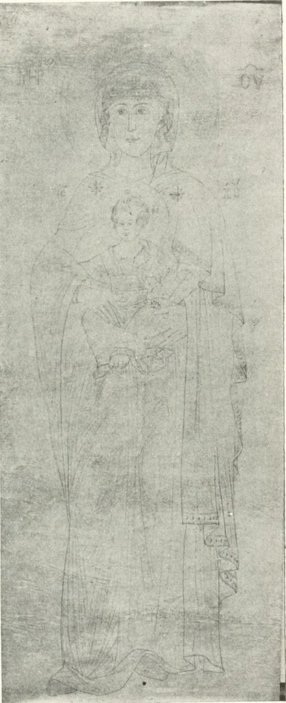 An illustration from Ikonografia Bogomateri, 1914, leaf 158