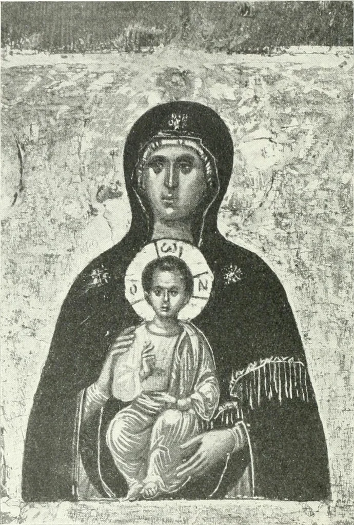 An illustration from Ikonografia Bogomateri, 1914, leaf 159