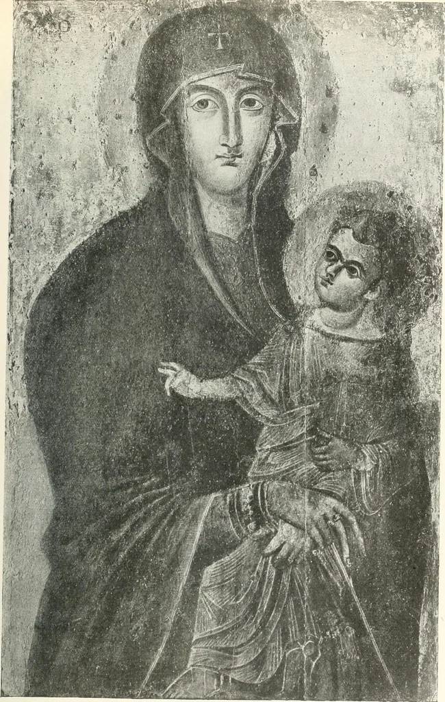An illustration from Ikonografia Bogomateri, 1914, leaf 180
