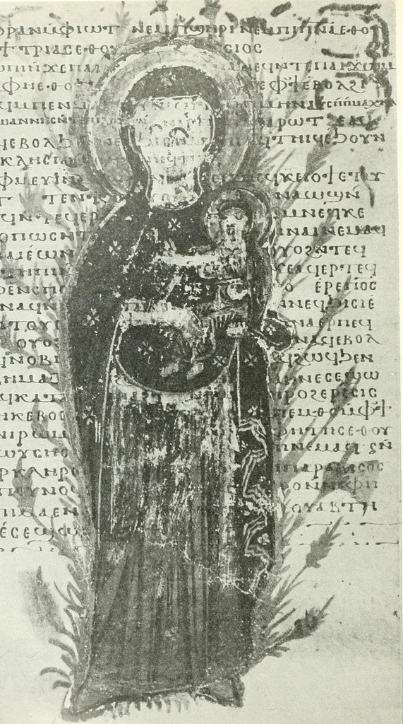 An illustration from Ikonografia Bogomateri, 1914, leaf 191