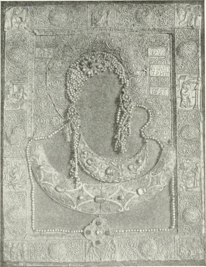 An illustration from Ikonografia Bogomateri, 1914, leaf 212