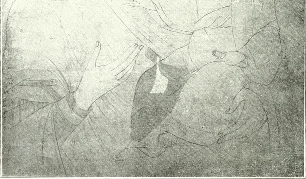 An illustration from Ikonografia Bogomateri, 1914, leaf 217