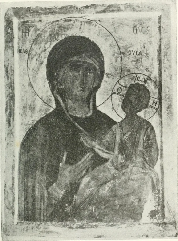 An illustration from Ikonografia Bogomateri, 1914, leaf 228