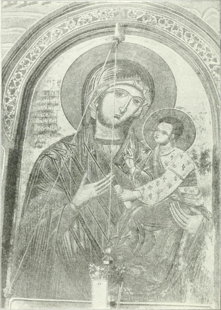 An illustration from Ikonografia Bogomateri, 1914, leaf 229