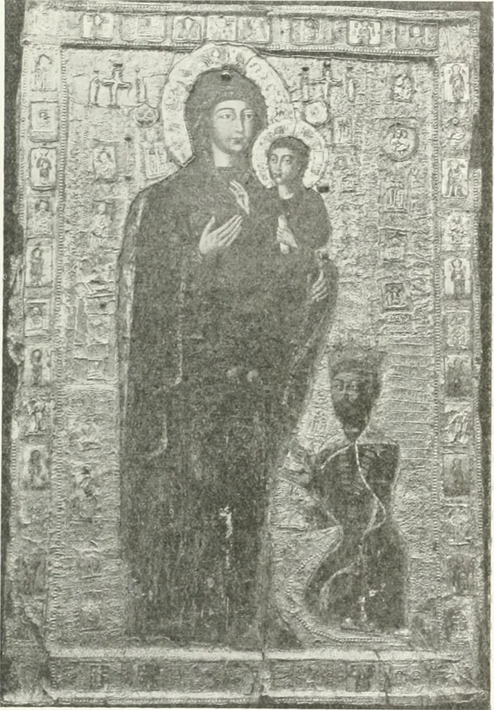 An illustration from Ikonografia Bogomateri, 1914, leaf 236