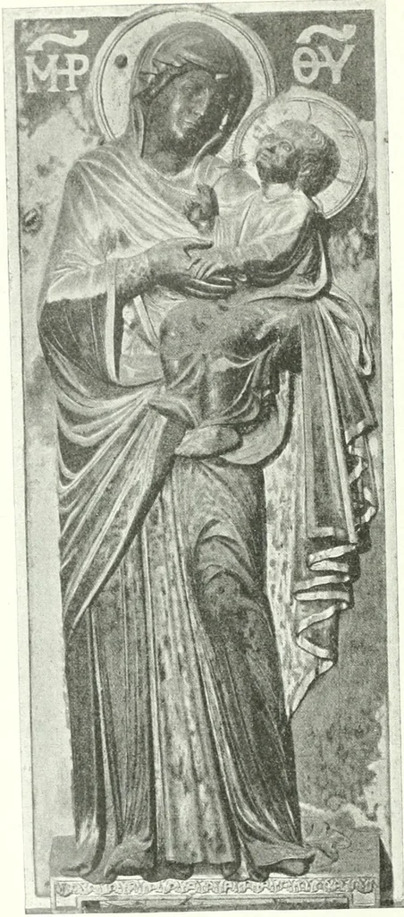An illustration from Ikonografia Bogomateri, 1914, leaf 247